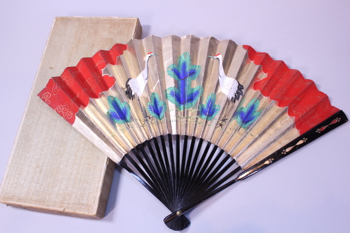 m-6487 中啓 扇子 舞扇子 末広拍卖