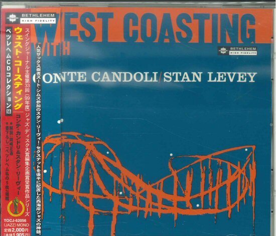 ★CD「コンテ・カンドリ WEST COASTING WITH CONTE CNADOLI / STAN LEVEY」1954年作品 ZOOT SIMS/MAX BENNETT BETHLEHEM 帯付!拍卖