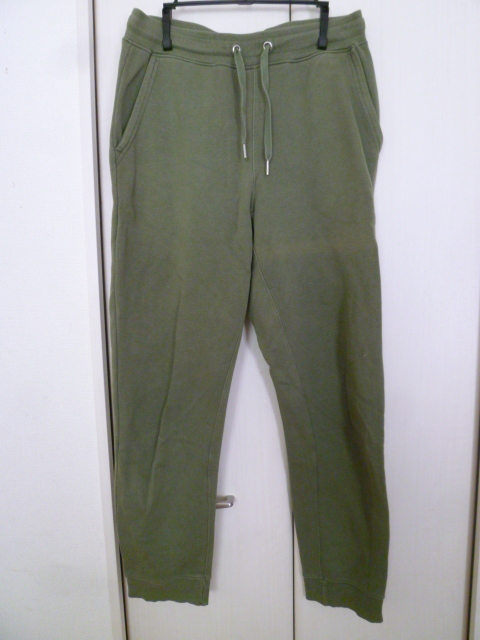 GU/ジーユー◇深緑スエットパンツM/グリーン系スウェットジョガー◇PSK726拍卖