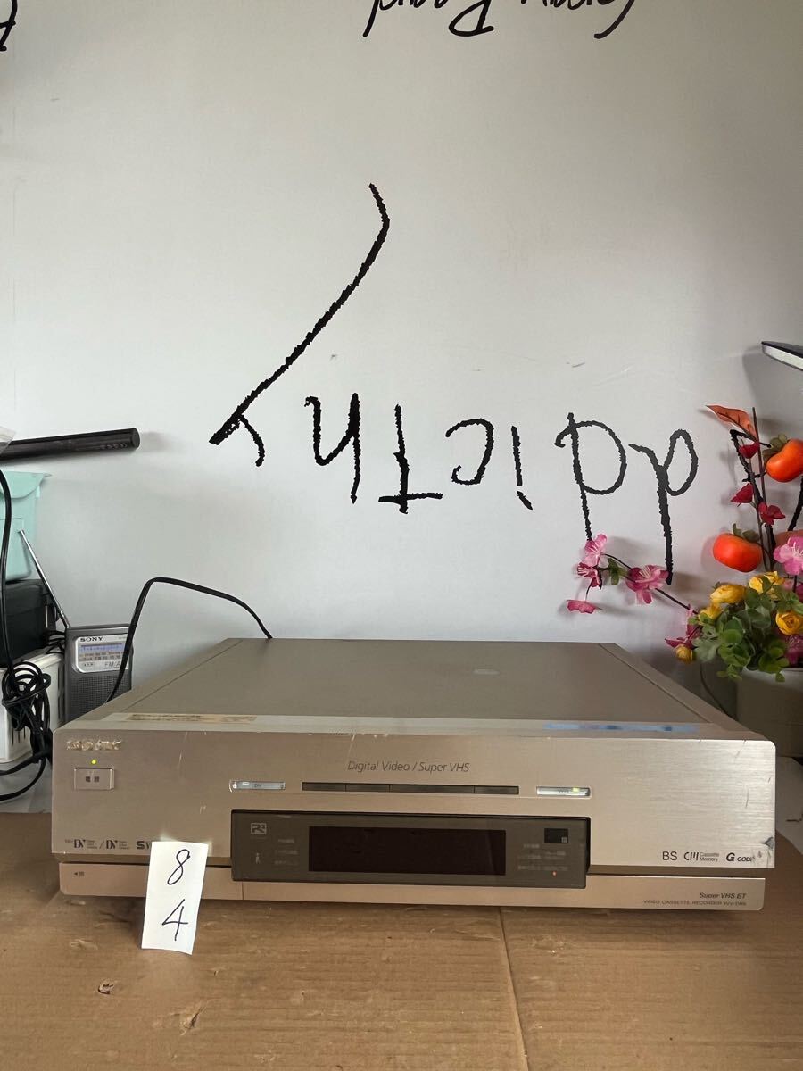 8/4 SONY DVC/MINIDV/SVHS ダブルデッキWV-DR9 /00年製拍卖