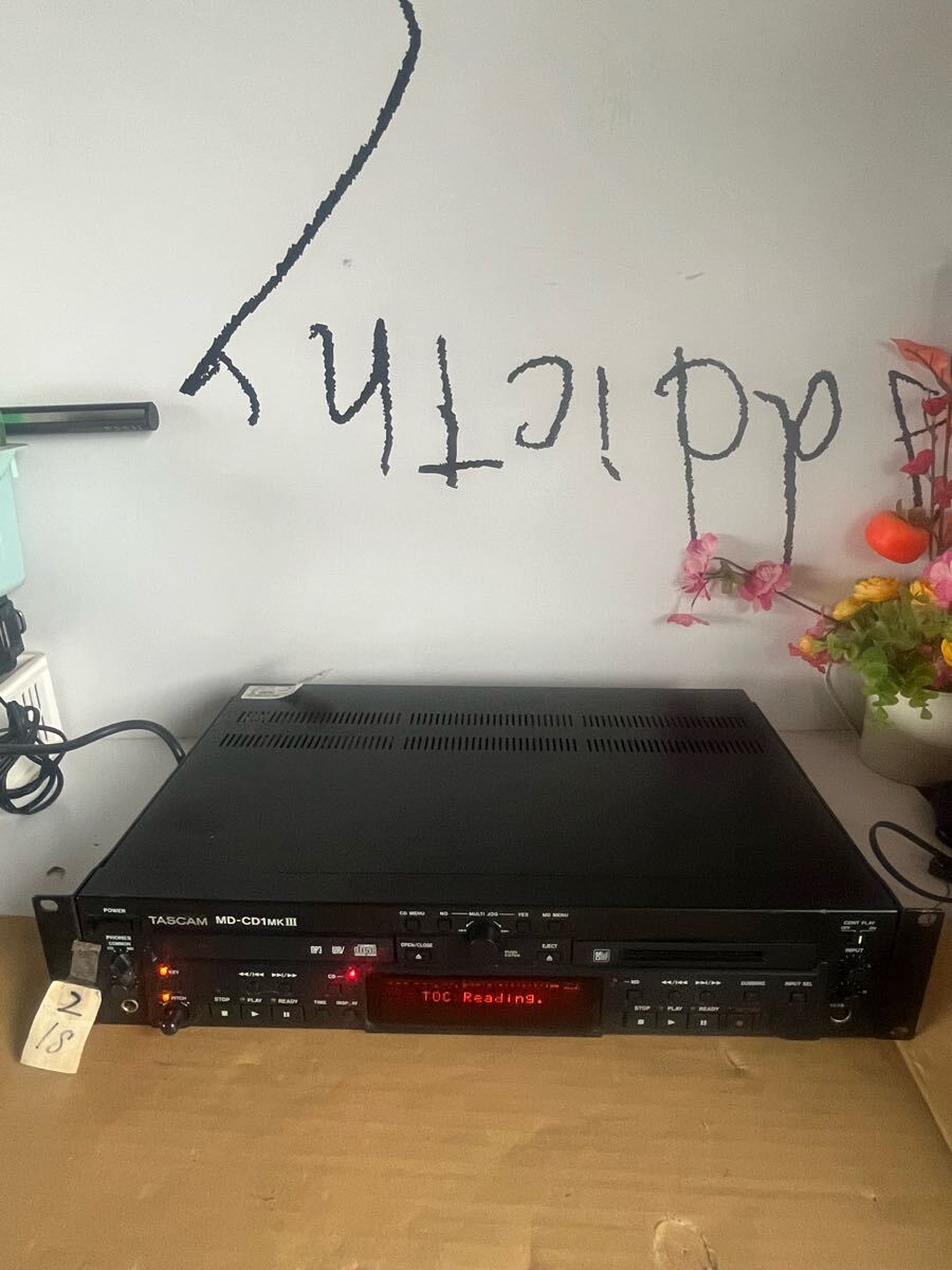 2/18 TASCAM MD-CD1MKⅢ 業務用CDプレーヤー拍卖