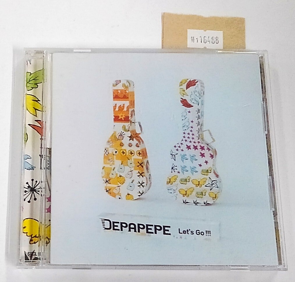 万1 16488 DEPAPEPE(デパペペ)/ Let's Go!!! 【アルバムCD:SECL-196】 2005年 帯付き ライナーノーツ ※ケースフタ外れ スレ拍卖