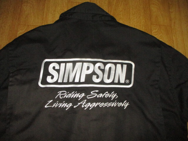 訳あり・シンプソンレーシング サイズ3L 刺繍ロゴ テキサスコットン系・スウィングトップジャケット 美中古拍卖