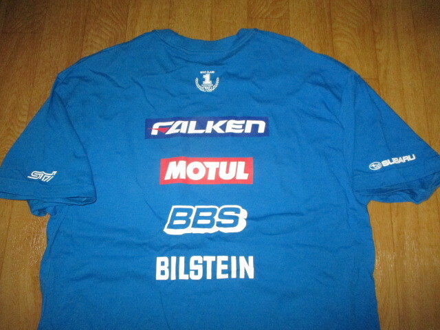 スバルSTI・チャレンジャー・ビンテージ・2016・チームワークス・ワールドラリー・BBS 希少 Tシャツ 美中古 サイズ不明(L相当)拍卖