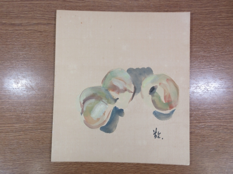 【真筆保証】 佐藤敬 直筆 洋画家 新制作協会 コレクター放出品 (猪熊弦一郎 脇田和 中西利雄 佐藤美子) 大分県 色紙作品何点でも同梱可拍卖