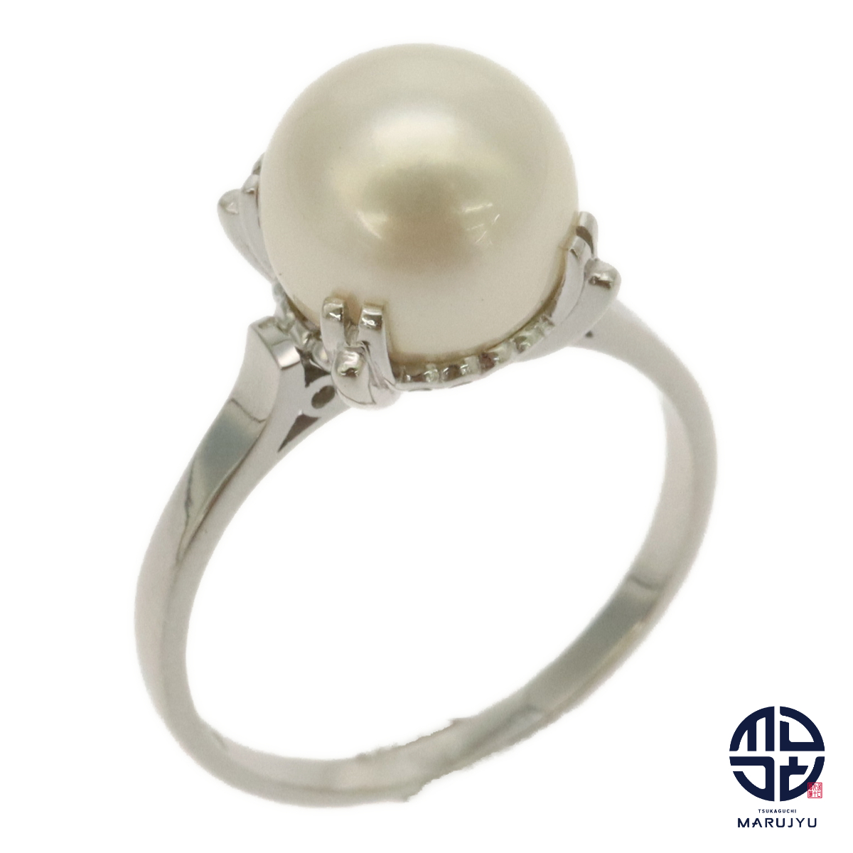 TASAKI タサキ 田崎 Pt900 プラチナ 真珠 アコヤパール8.3mm リング 指輪 ジュエリー アクセサリー ブランド 約9号拍卖