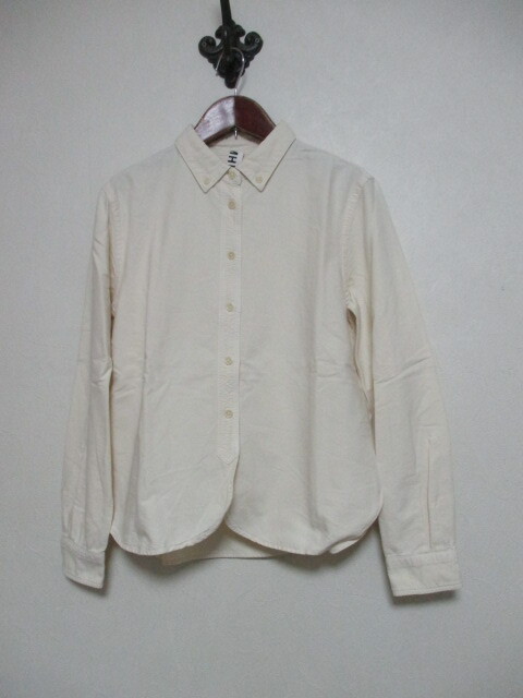 MHL マーガレットハウエル クリーム色長袖シャツ(USED)62525si拍卖