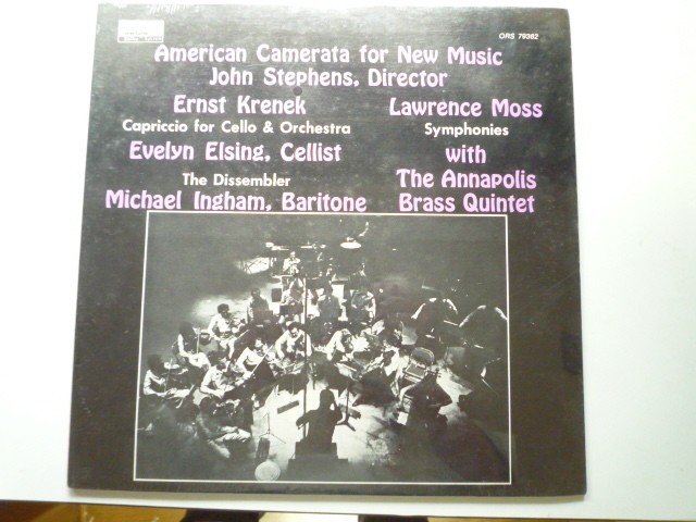 WD77 米orion盤LP モス/Symphonies(金管五重奏)、クレネク アナポリス金管五重奏団、エルシング 未開封拍卖