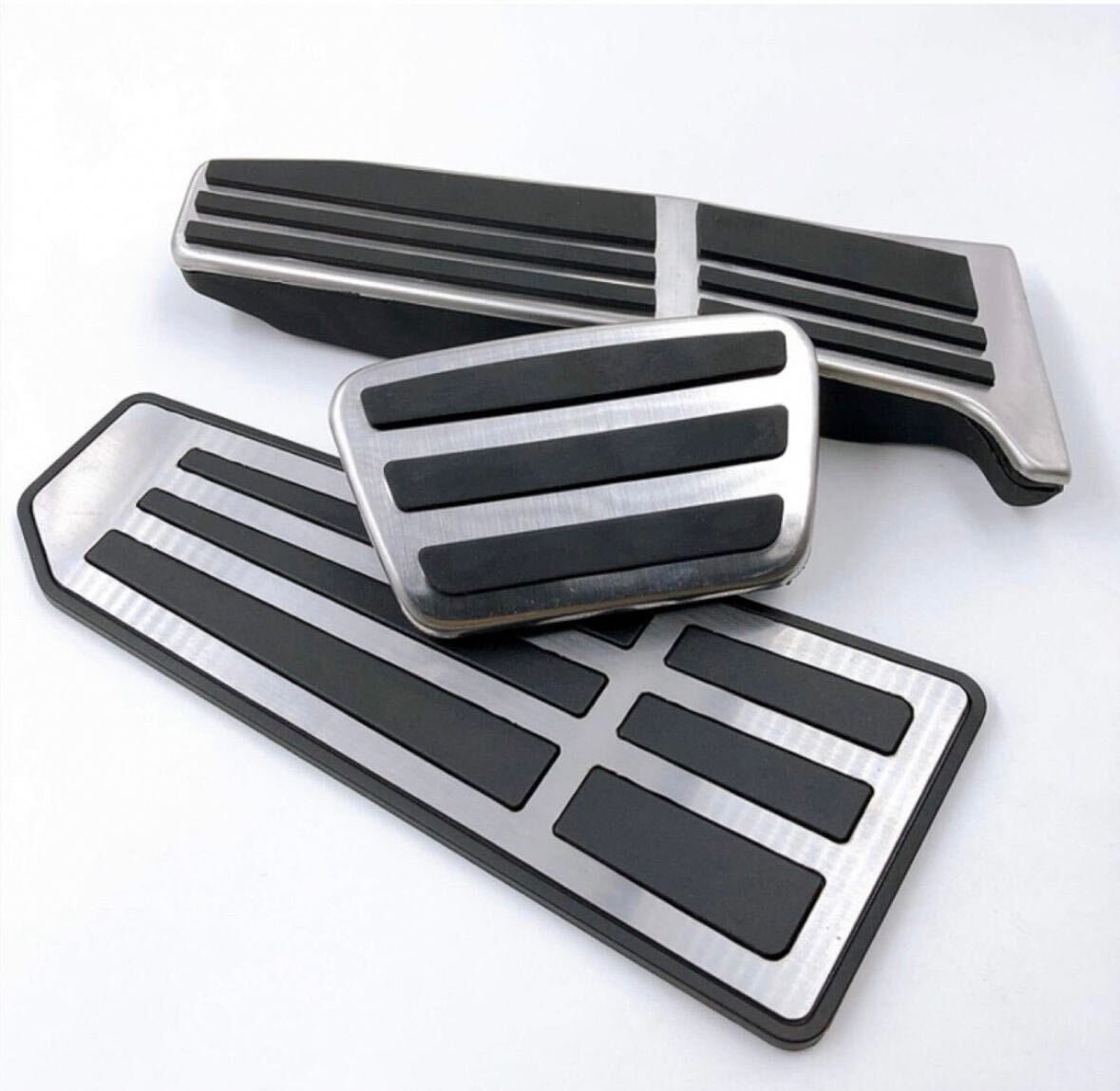 トヨタ レクサス ペダルカバー セット アルミ製 ブレーキペダル アクセルペダル 内装 おしゃれ 3点セット拍卖