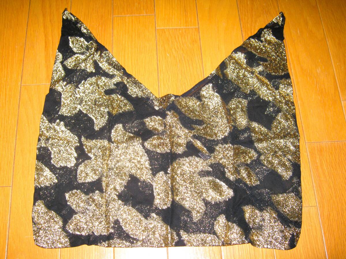 【結び袋 エコバッグ ゴールド ブラック】レディース おしゃれ 薄い 軽量 軽い お洒落 和装 小物拍卖