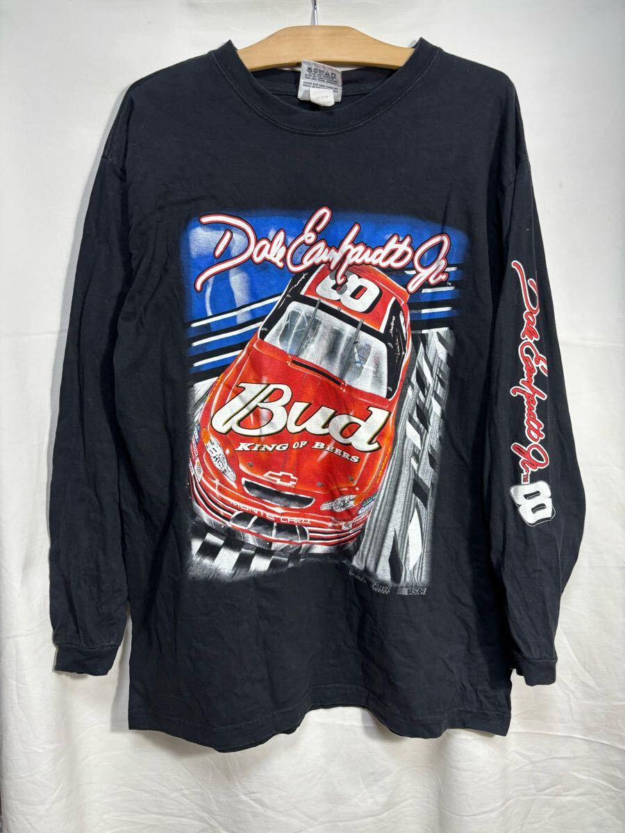 ■ COMPETITORS VIEW NASCAR ナスカー レーシング 長袖 Tシャツ サイズXL ブラック 袖プリント ロンT シボレー ストリート 古着 ■拍卖