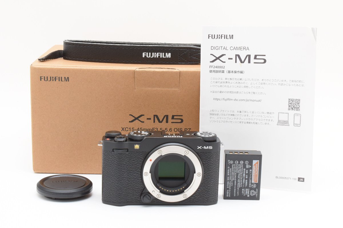 フジフイルム FUJIFILM X-M5 ボディ ブラック 元箱拍卖