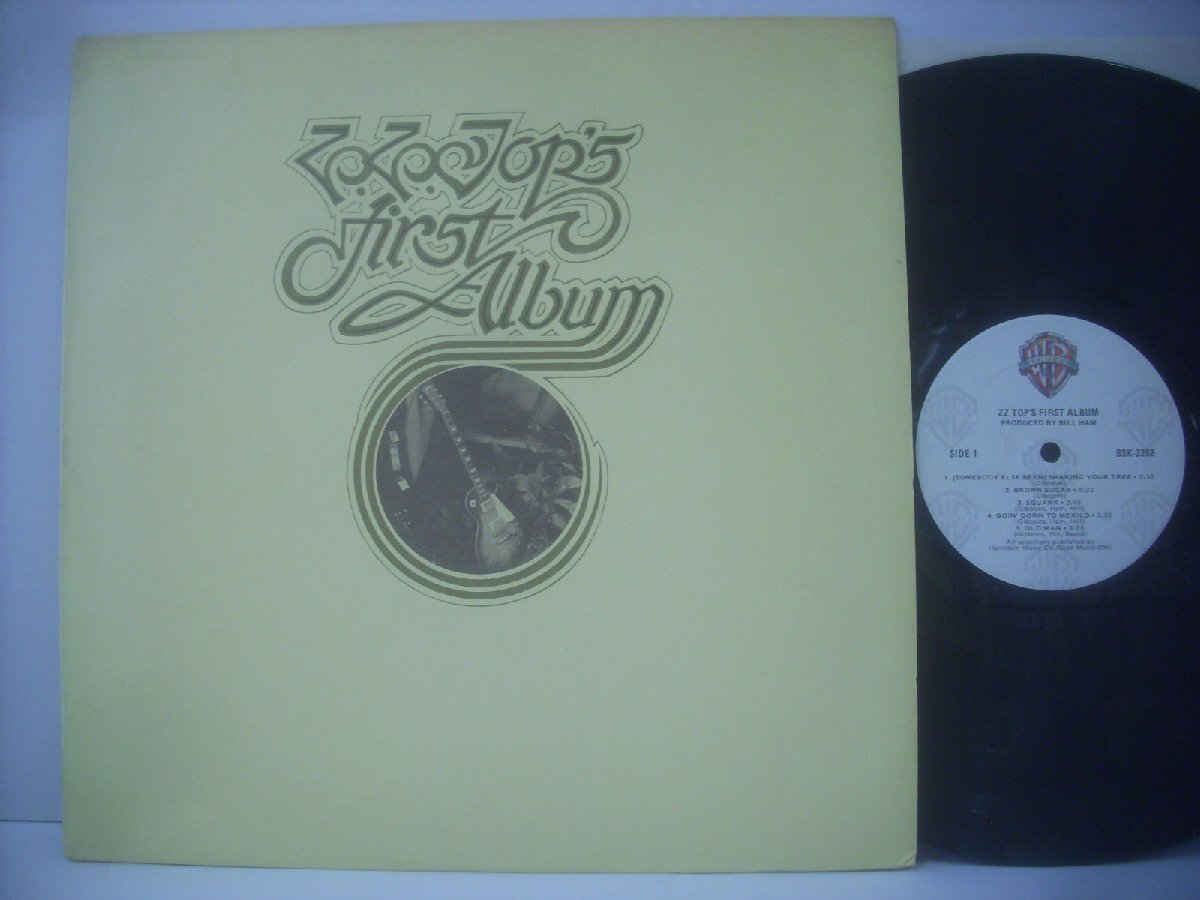 ■ 輸入USA盤 LP ZZ TOP / FIRST ALBUM ZZトップ ファーストアルバム 1971年 WARNER BROS.RECORDS BSK 3268 ◇r70625拍卖