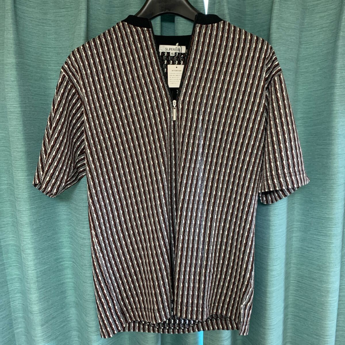 SUPERIOR ハーフジップ 半袖 サイズM拍卖