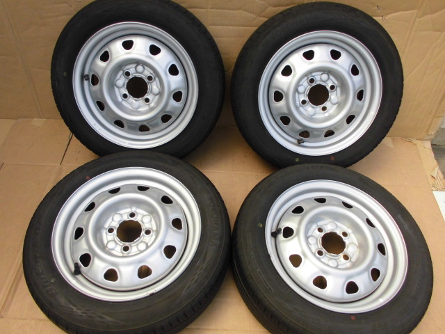 送料激安 軽自動車 155/65R14 14X5J PCD100 YOKOHAMA AE51 4本 2021年製拍卖