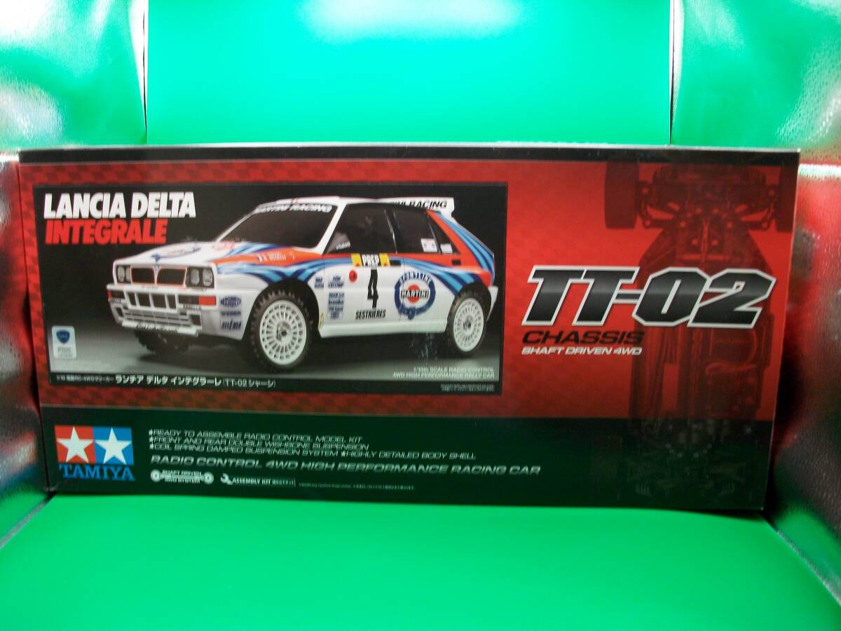 【超目玉商品】田宮 TT02 ランチアデルタ 未使用/未組立 部品取 一応ジャンク扱 詳細不明 現状優先!拍卖
