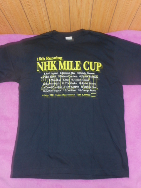 送料無料です◆NHK MILE CUP ランニング RACE Tシャツ 身幅54cm 着丈70cm ◆未使用拍卖