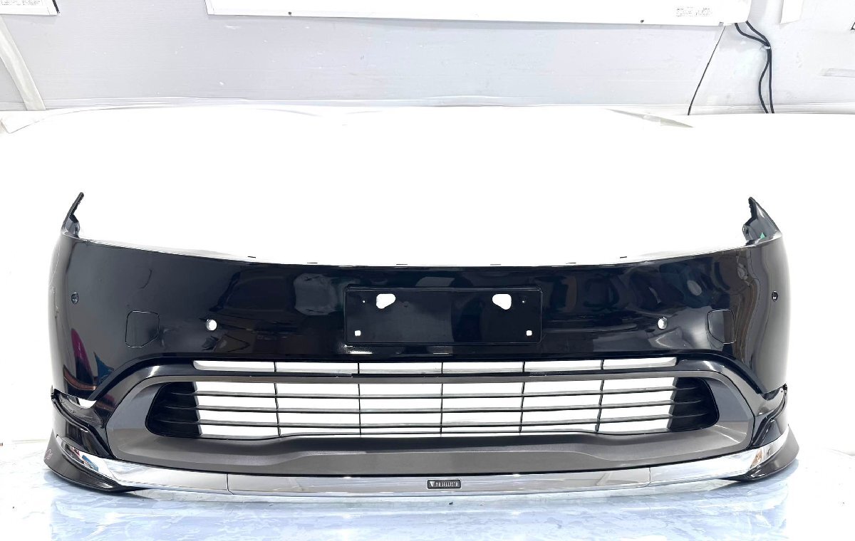 トヨタ プリウス ZVW60 MXWH60 純正 フロントバンパー モデリスタ フロント スポイラー 52119-47B70 ブラックマイカ (C1-75)拍卖