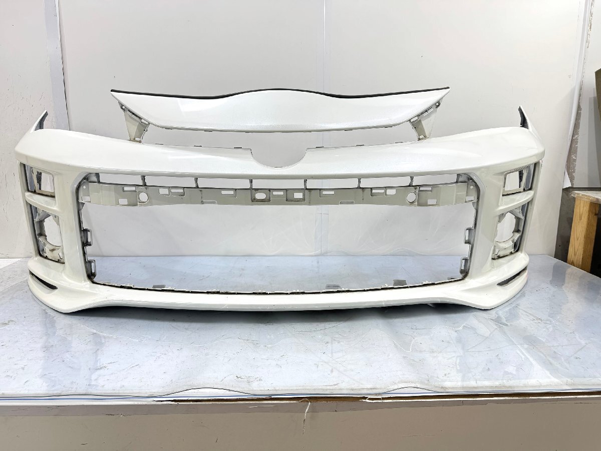 【GRスポーツ】ヴィッツ NCP131 後期 純正フロントバンパー パール 52119-52B30 (C2-46)拍卖
