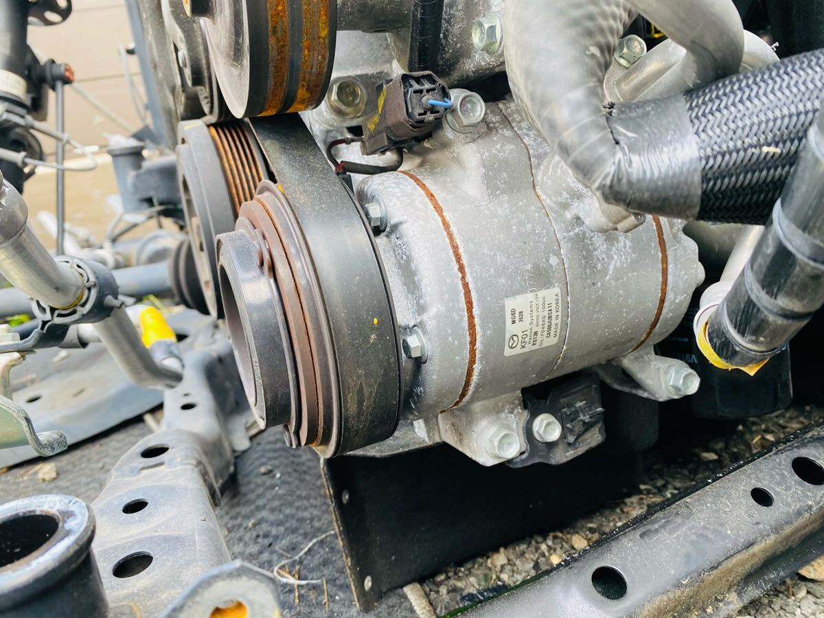 (43534) マツダ CX-5 KF2P コンプレッサー CA500JUBCA11 走行距離8万キロの物 送料は1680円(北海道/沖縄県はお問い合わせください)拍卖