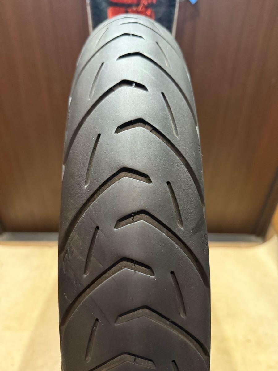 中古MCタイヤ 2022年製造 METZELER TOURANCE NEXT2 100/90-19 メッツラー ツアランス 100 90 19 2222 K6306拍卖