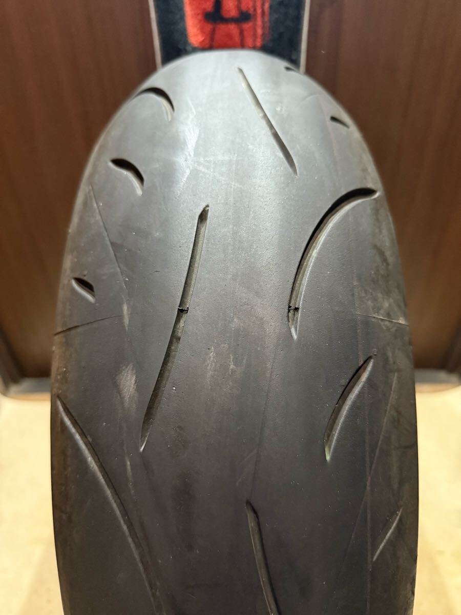 中古MCタイヤ 2022年製造 DUNLOP SPORTMAX D214 180/55ZR17 ダンロップ スポーツマックス 180 55 17 0222 K6312拍卖