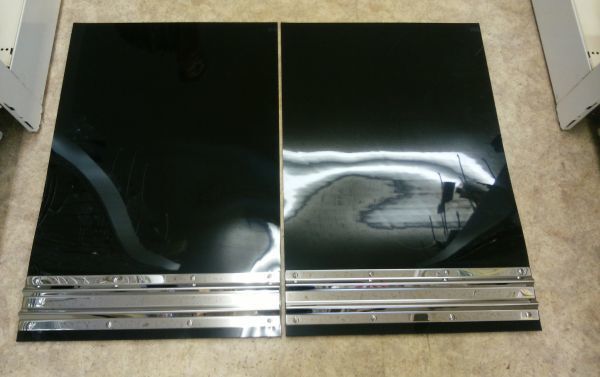 4t用 EVA泥除け ブラック 鏡面ウエイト 二山折り 幅500mm×縦800mm×厚み2mm 2枚セット 拍卖