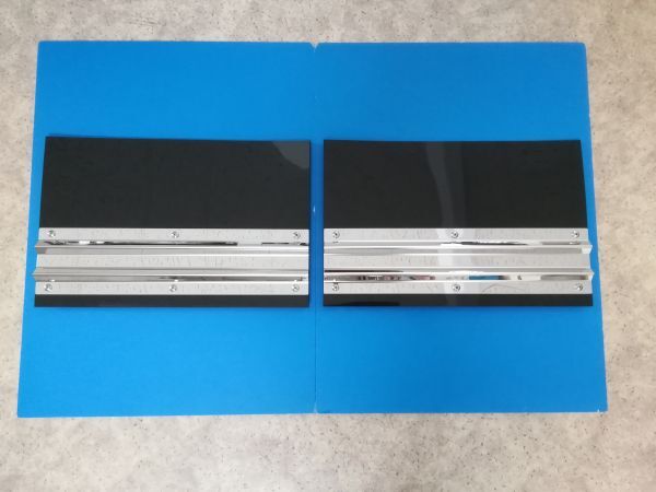 2t用 EVA フロント泥除け 幅420mm×縦270mm×厚み2mm ブラック 鏡面ウエイト 二山折り 2枚セット拍卖