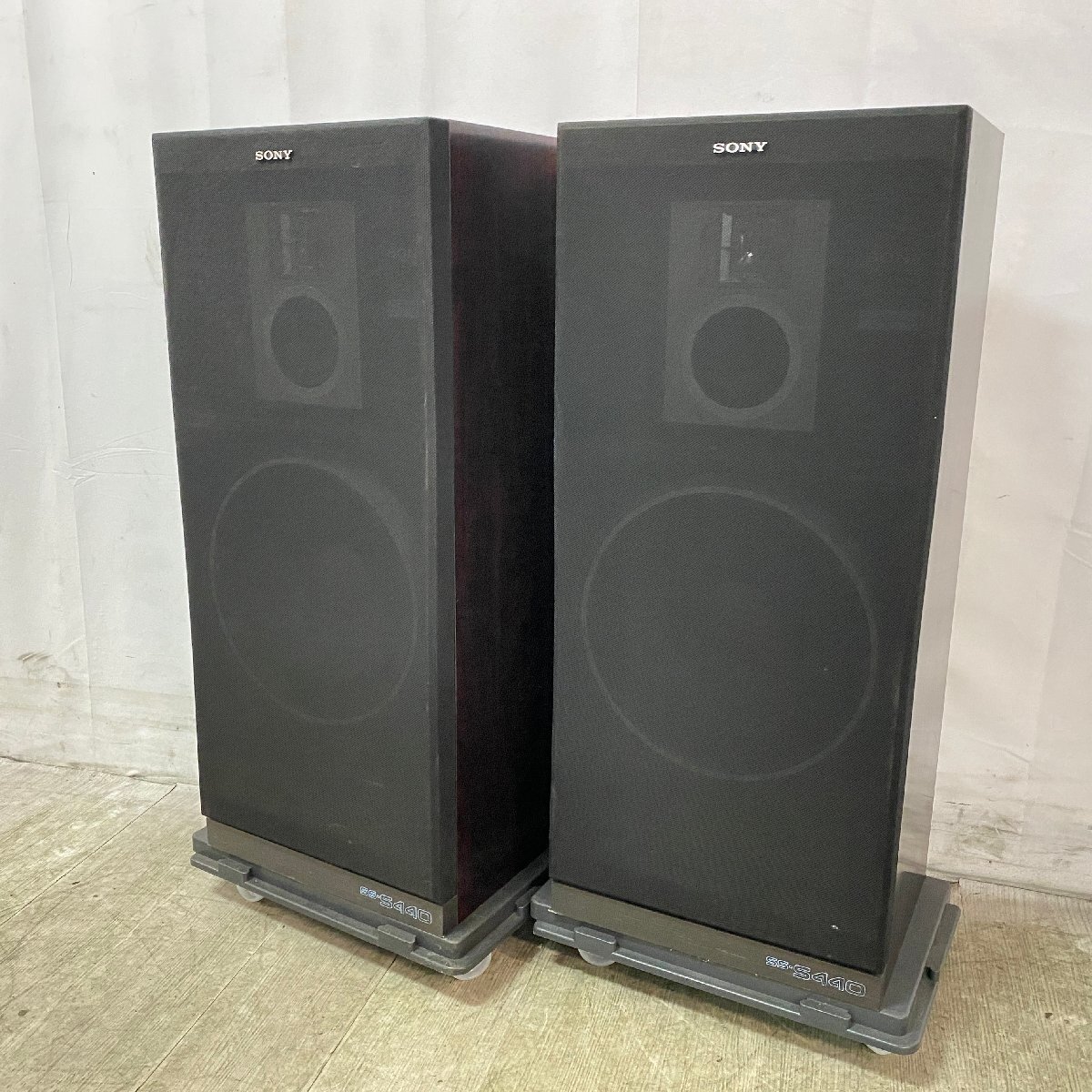 【 C 】複8649 SONY SS-S440 スピーカー ペア ソニー 【2個口発送品】拍卖
