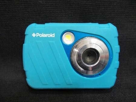 ポラロイド Polaroid デジタルポータブルハンドヘルドアクションカメラ is048 防水 カバー付 箱取扱説明書無し ノーチェックジャンク品■拍卖