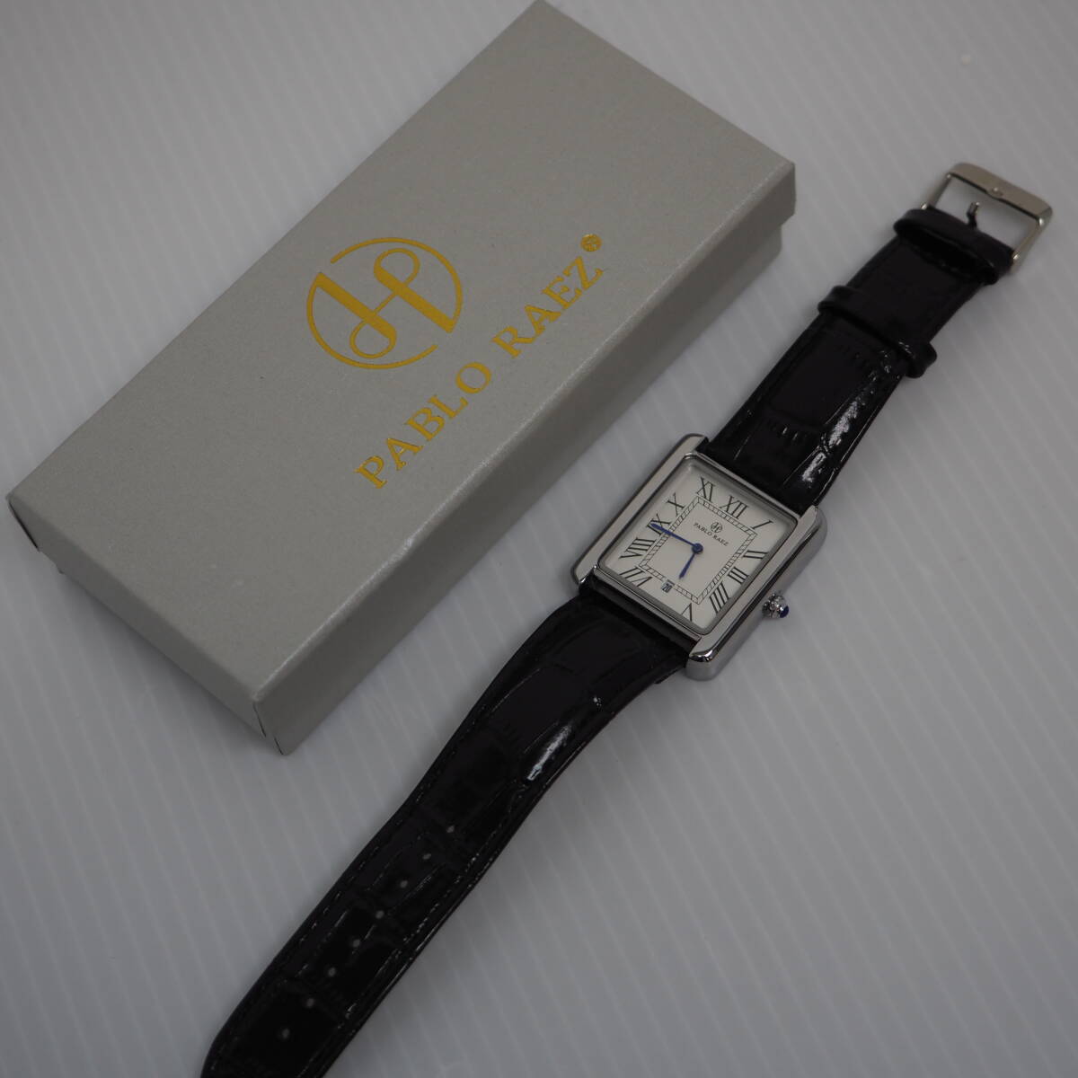 ① PABLO RAEZ メンズ 腕時計 アナログ クオーツ 動作品拍卖