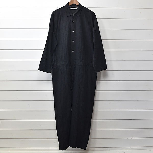 Journal standard luxe オールインワン シアサッカー ブラック つなぎ ジャンプスーツ ジャーナルスタンダード ラックス|25e2058拍卖