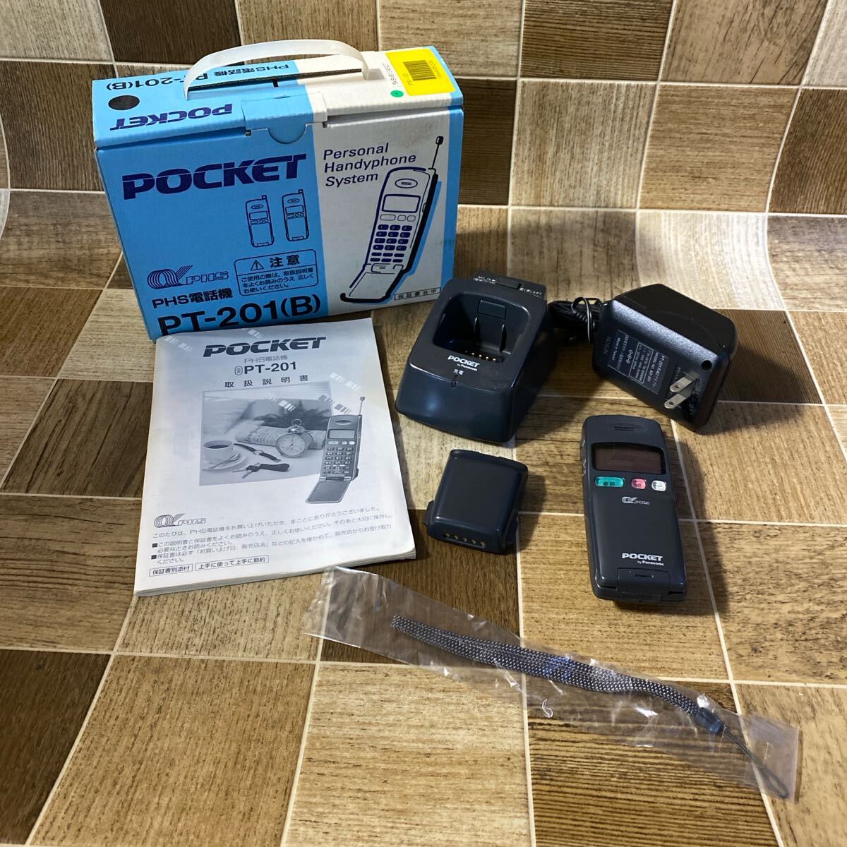 PHS電話機 PT-201 POCKET電話機 ジャンク レトロ拍卖