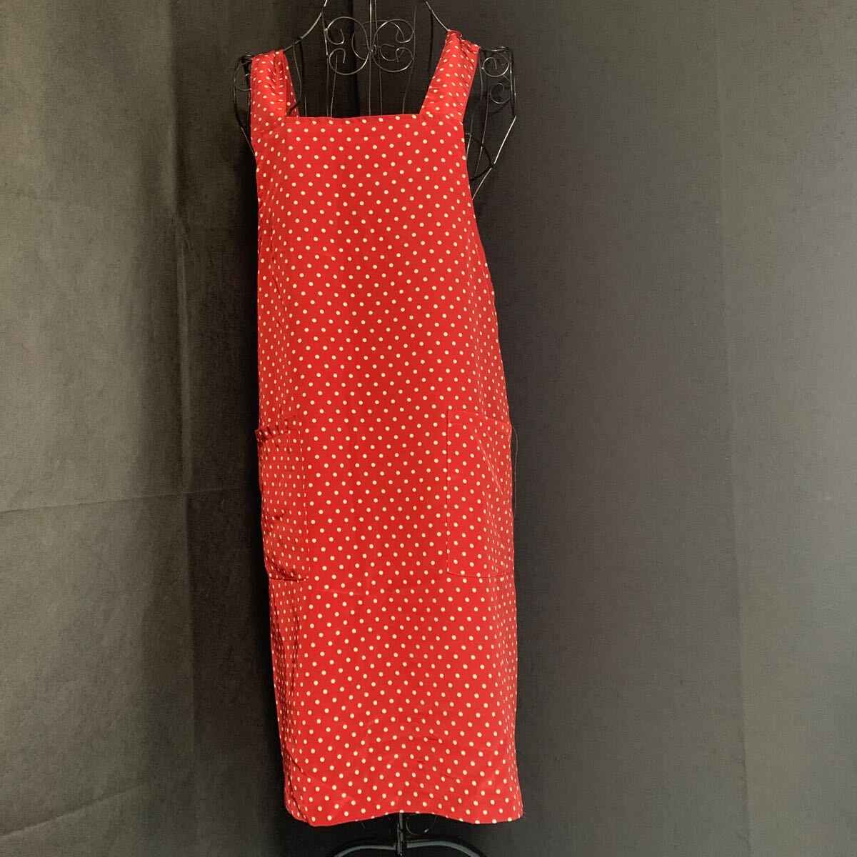 エプロン FOUR SEASONS 赤 水玉 (A-2281)拍卖