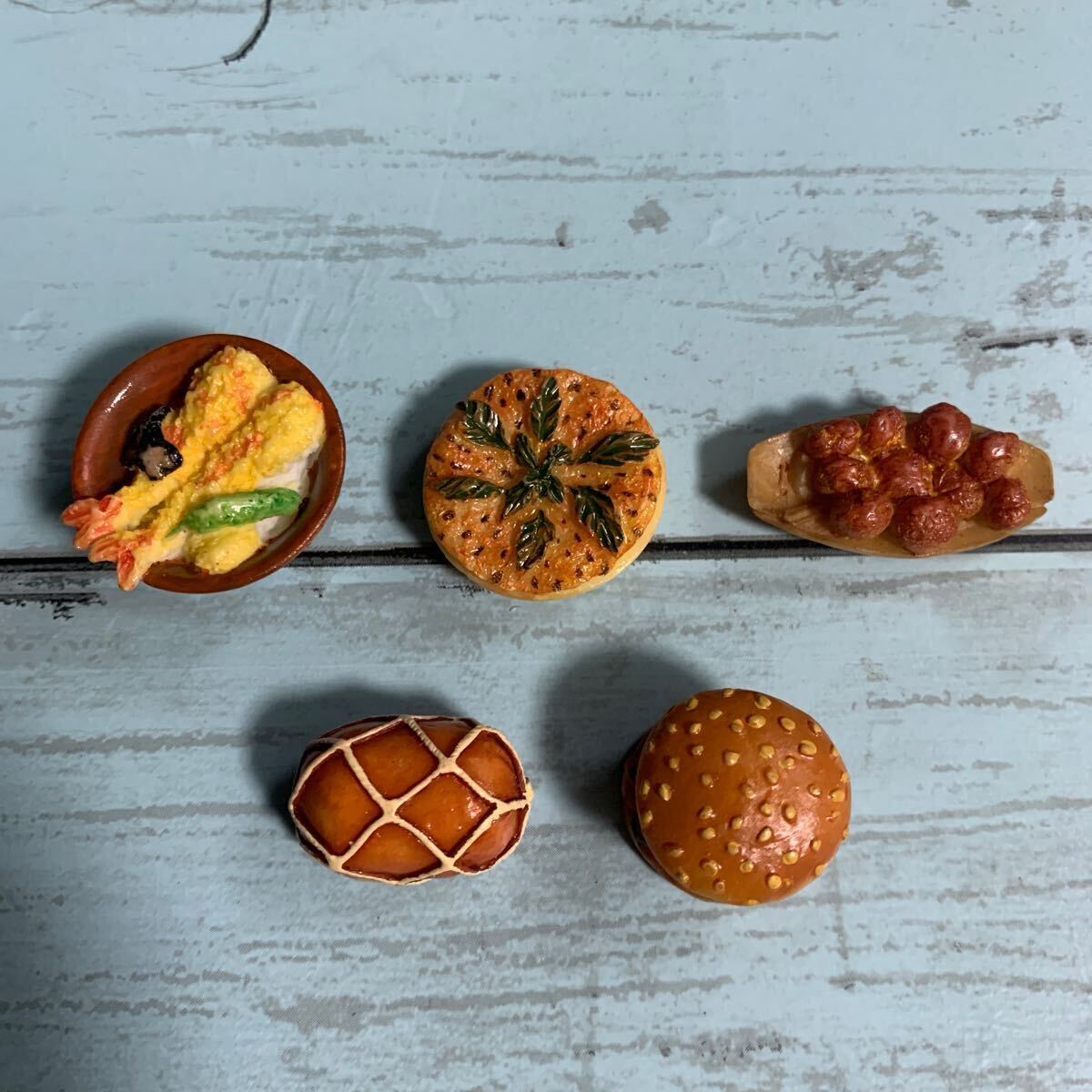 ミニチュアフード 天丼 ピザ ハンバーガー たこ焼き ハム ハンドメイド素材 ドールハウス 食品サンプル シルバニア リカちゃん (A-2450)拍卖