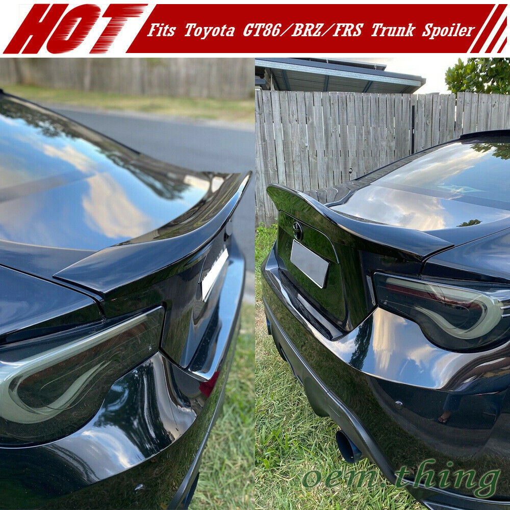 在庫有#D4S塗装済みクリスタルブラックシリカ トヨタ 86 ZN6 スバル BRZ サイオン FR-S 2012-2020 リアトランクスポイラー拍卖