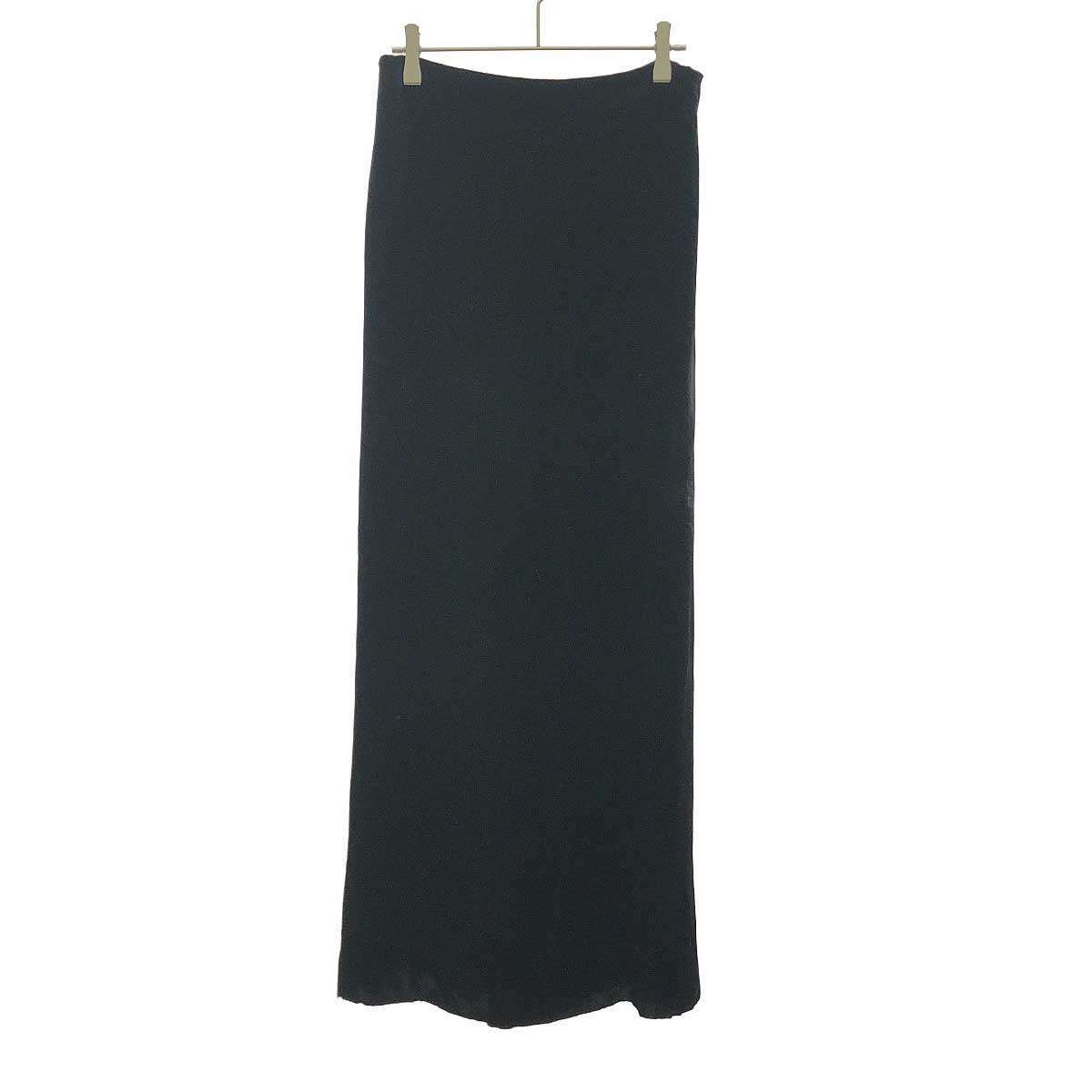 GABRIELA COLL GARMENTS ガブリエラ コール ガーメンツ Crushed Velvet Skirt ベルベットロングスカート ブラック 1 IT9FMI3L9ZVK拍卖