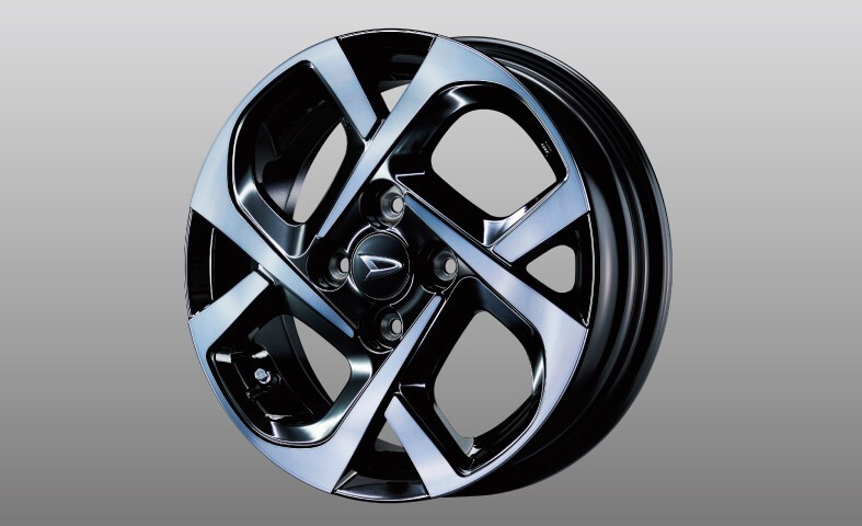 タント TANTO LA650S LA660S 前期:純正 アルミホイールセット(14インチ・クロス4本)【1本のみ】(廃盤 残り在庫わずか)拍卖