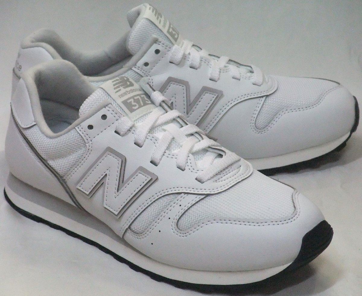 送料無料 new balance ニューバランス ML373 PJ2 クラシックランニング ホワイト 23.5cm 2Eワイズ ライフスタイル スニーカー拍卖
