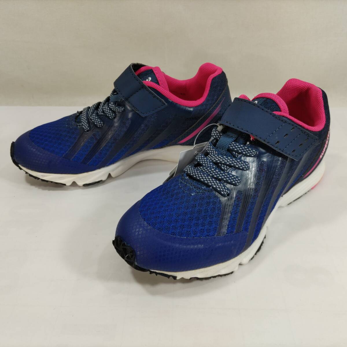 送料無料 新品即決 23cm スーパースター J 938 ネイビー 2Eワイズ バネのチカラ ムーンスター拍卖