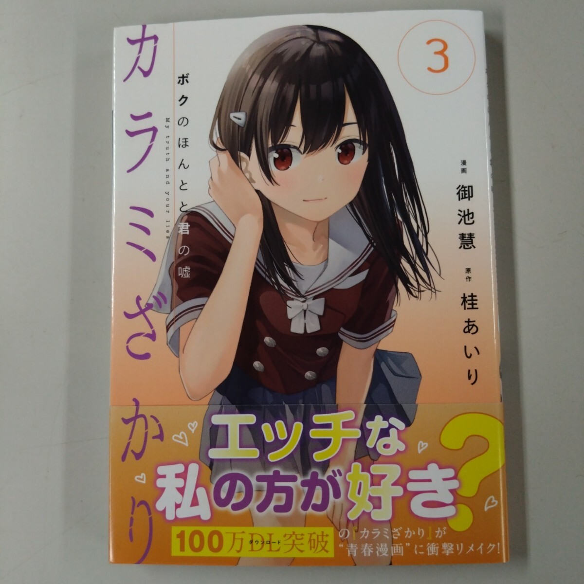 【初版/帯付】 カラミざかり ボクのほんとと君の嘘 3 桂あいり 御池慧 拍卖