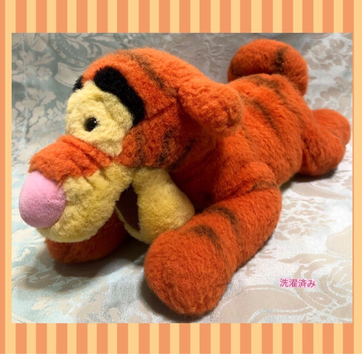 くまのプーさん 寝そべり ティガー ぬいぐるみ 40㎝ Winnie-the-Pooh Tigger とら トラ 虎拍卖