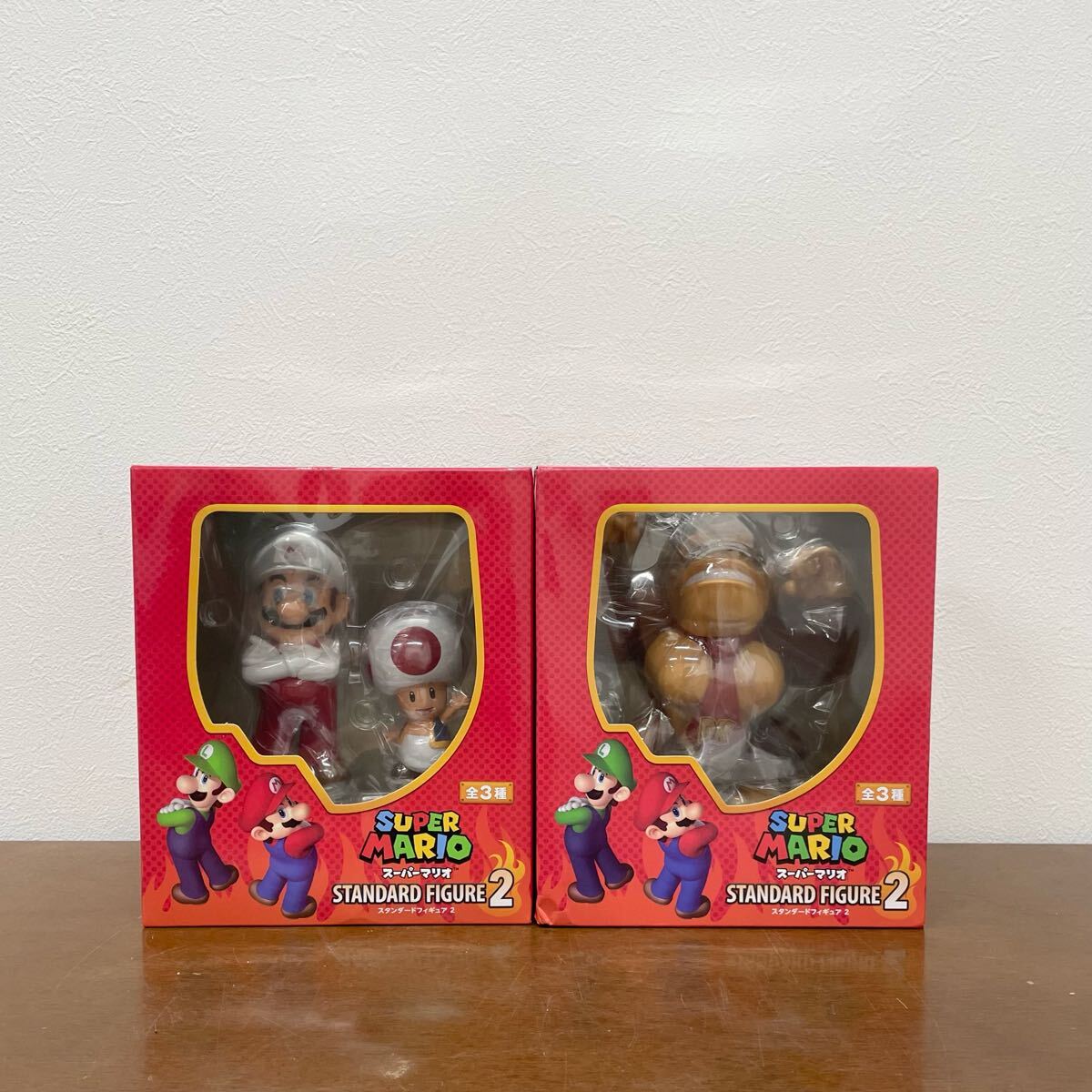 SNT629 新品未開封 スーパーマリオ スタンダードフィギュア2 ドンキーコング マリオ キノピオ拍卖