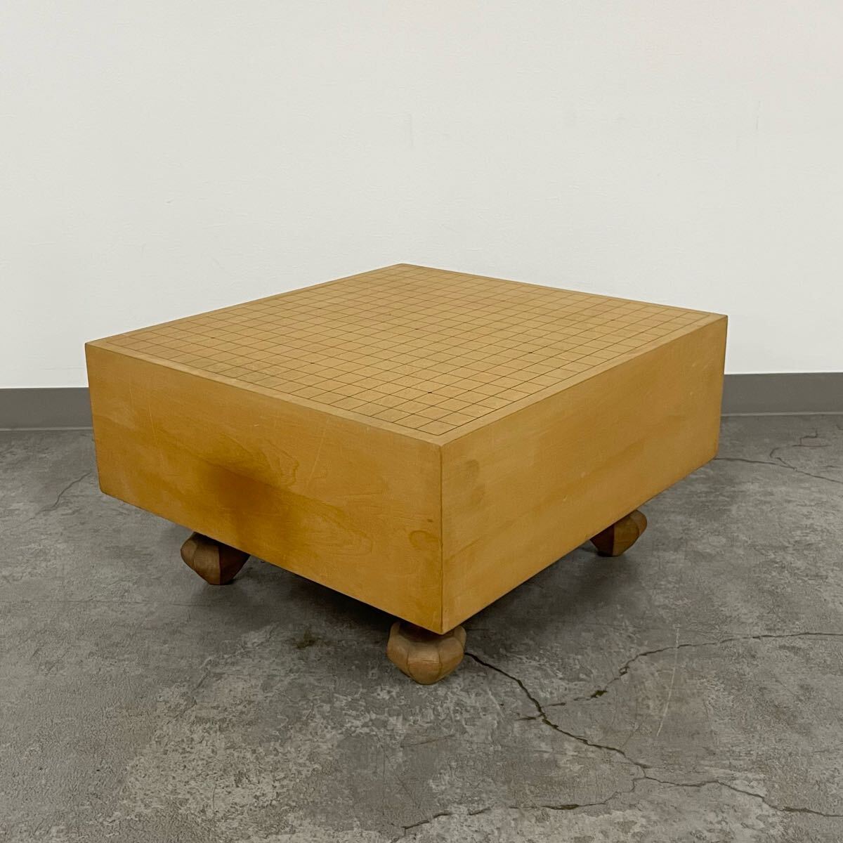 SNT702 木製 囲碁盤 脚付 囲碁 碁盤 拍卖