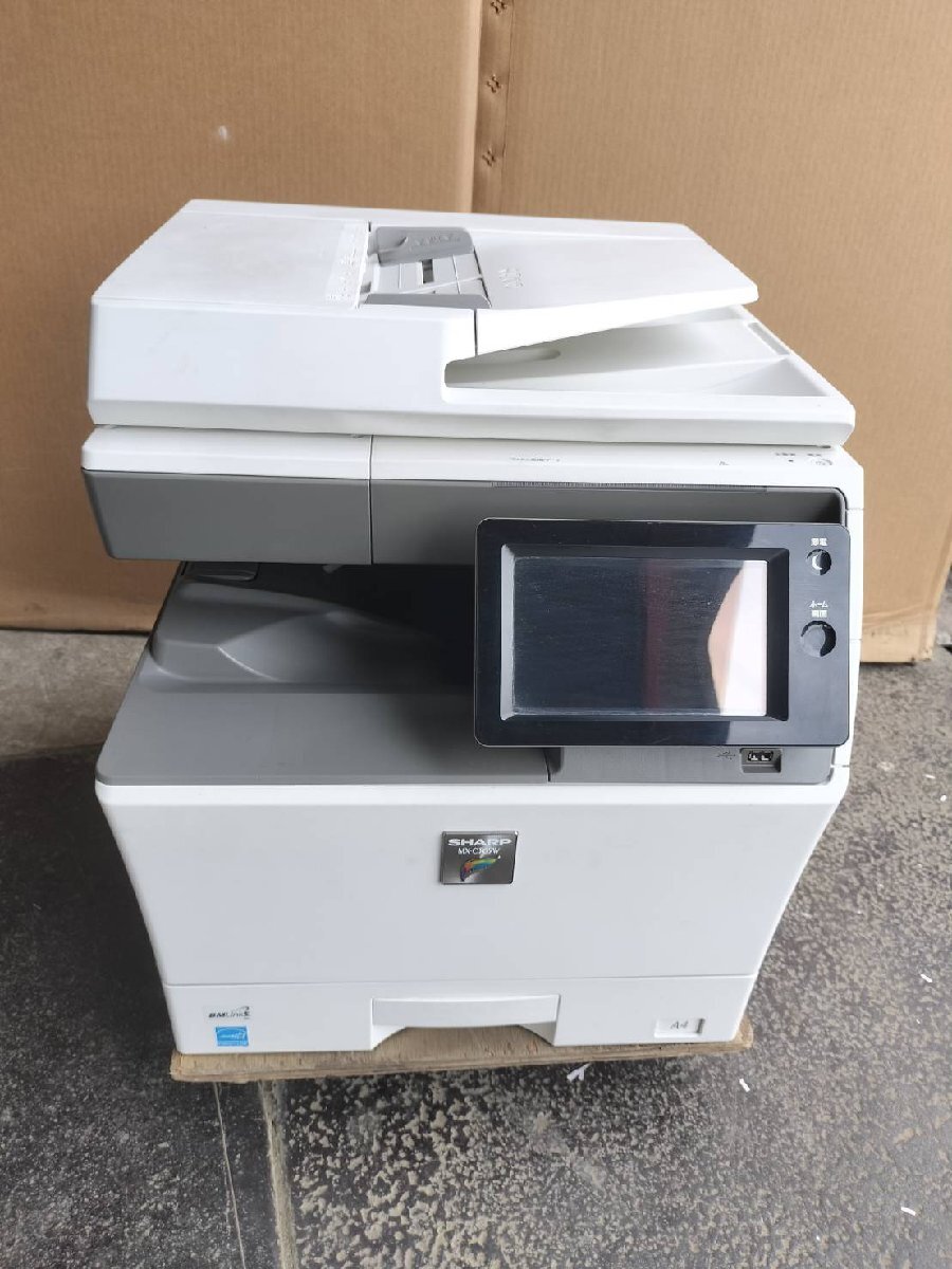 訳アリ特価■SHARP シャープ MX-C305W ☆A4デジタルフルカラー複合機☆印字132559枚 C/F/P/S 両面印刷 Wi-Fi 【E0524M6BH】拍卖