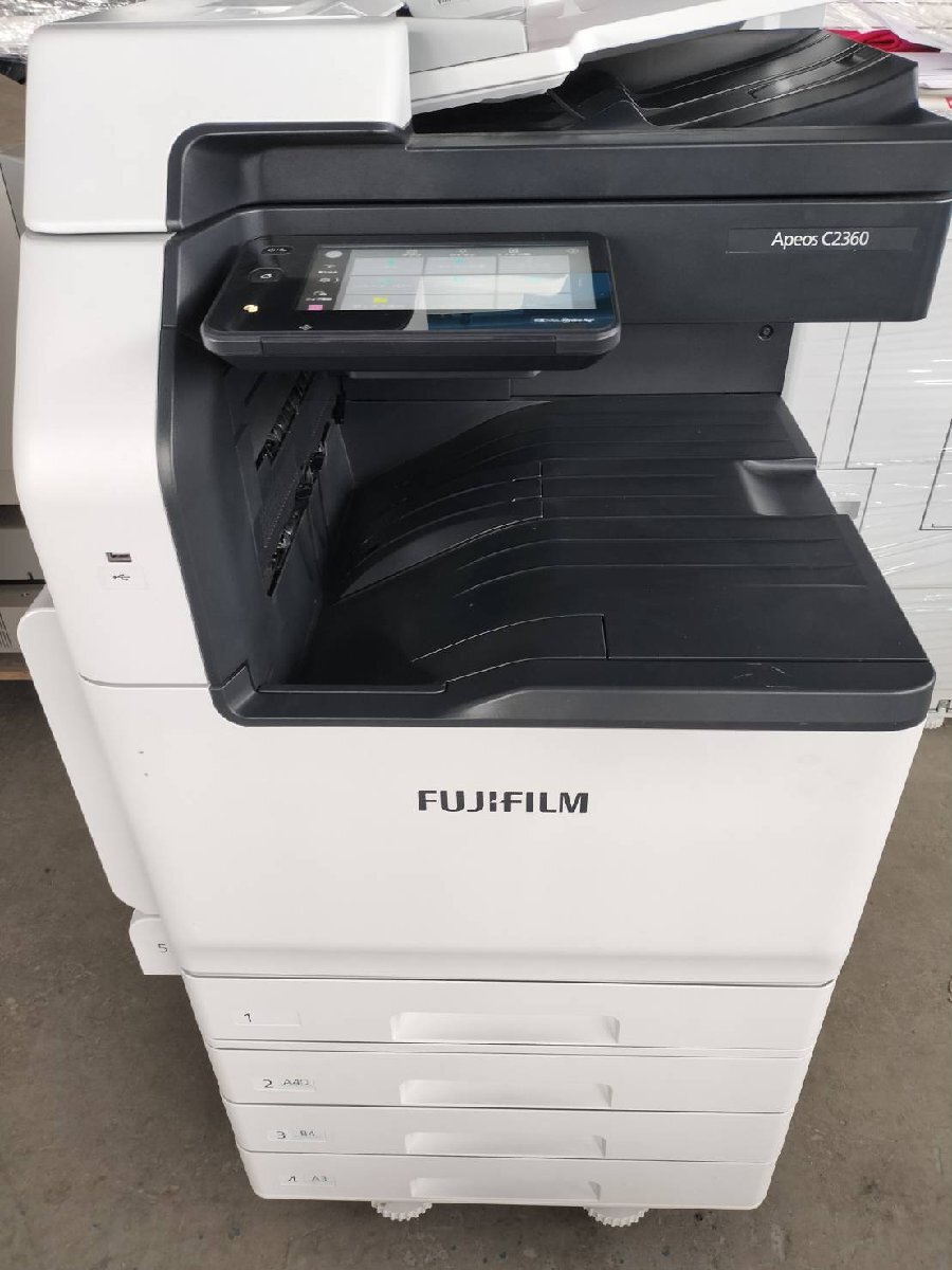 ◆おすすめ! Apeos C2360【印字約509枚】A3カラー複合機 トナー残有◎ /4段カセット/C/F/P/S/両面/Wi-Fiキット/取説【E0531M8BH】拍卖