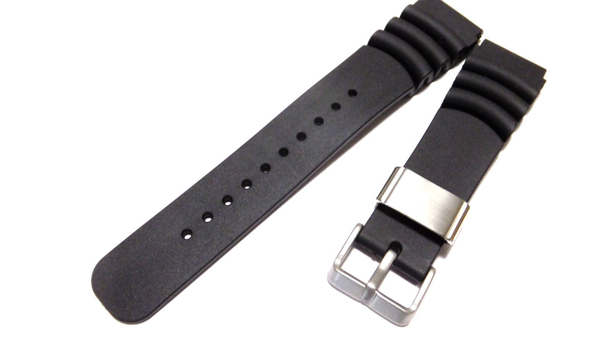 ダイバーストラップ ウレタンラバー STリング 22mm 径2.5mmバネ棒対応 3DV00710拍卖