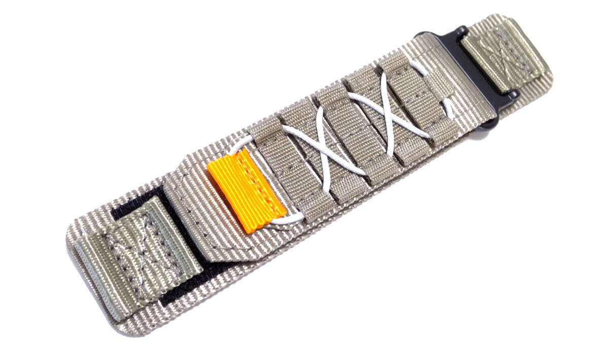 タクティカルスタイル ミリタリー ナイロンストラップ シルバーグレー 56TAC13拍卖