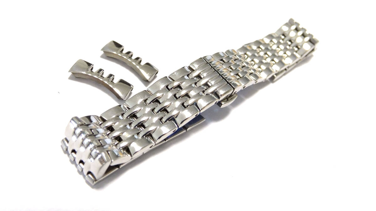 デッドストック 7連風蛇腹無垢 無垢弓カン P式観音開きバックル 16mm 407R1610拍卖