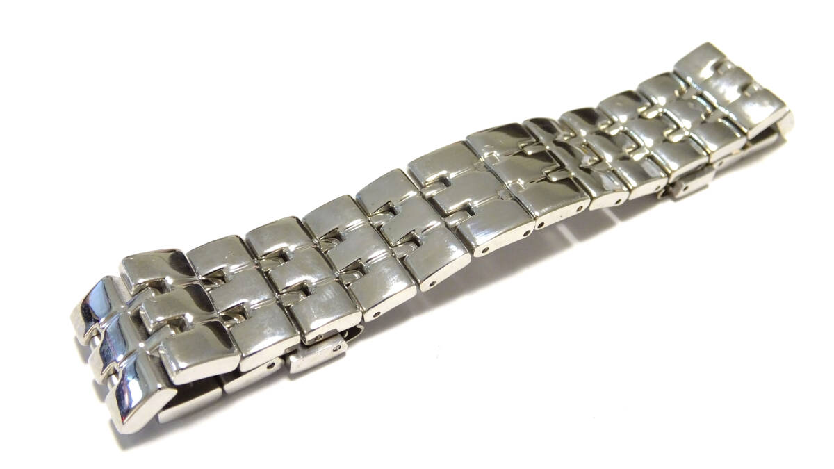 デッドストック 5連風蛇腹無垢 内細駒 レトロ観音開きバックル 18mm 405R1810-1拍卖